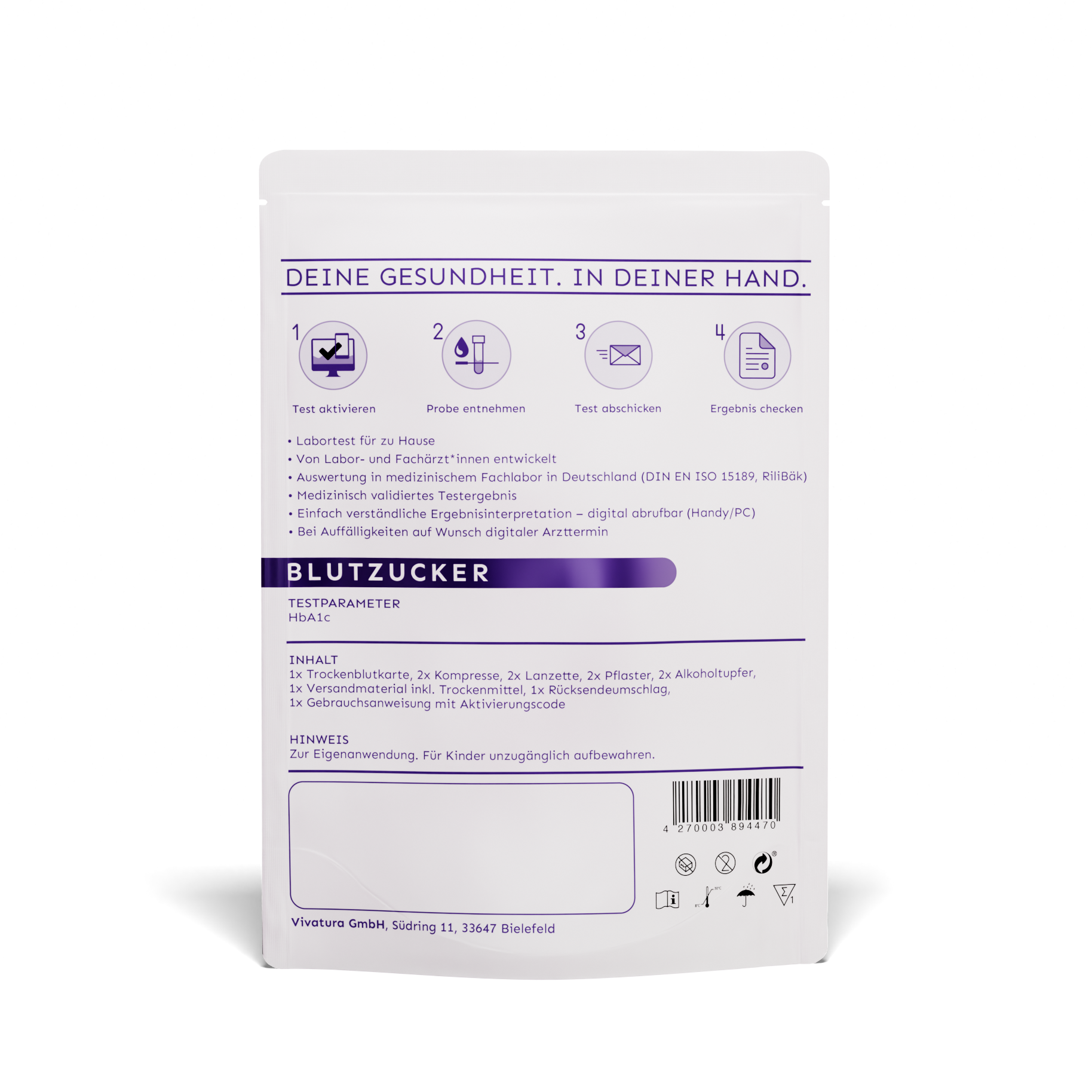 Blutzucker (HbA1c- Langzeitblutzucker)